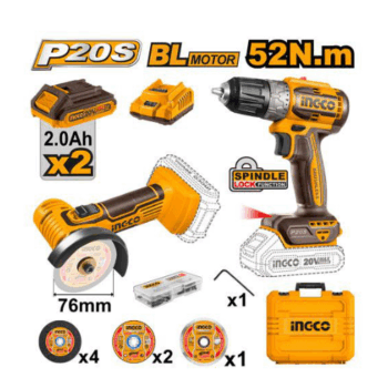 Ingco - Cordless 2 pcs combo kit - CKLI20278