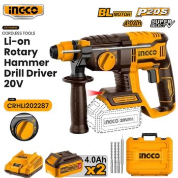Lithium-ion rotary hammer