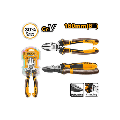Ingco - High leverage diagonal cutting pliers - HHLDCP28160