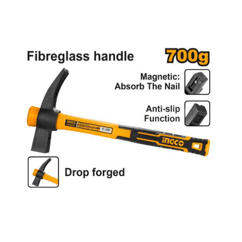 Ingco - French type claw hammer（Converse handle） - HIHH80700