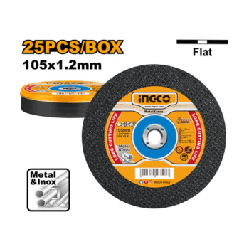Ingco - Abrasive metal cutting disc set - MCD1210525