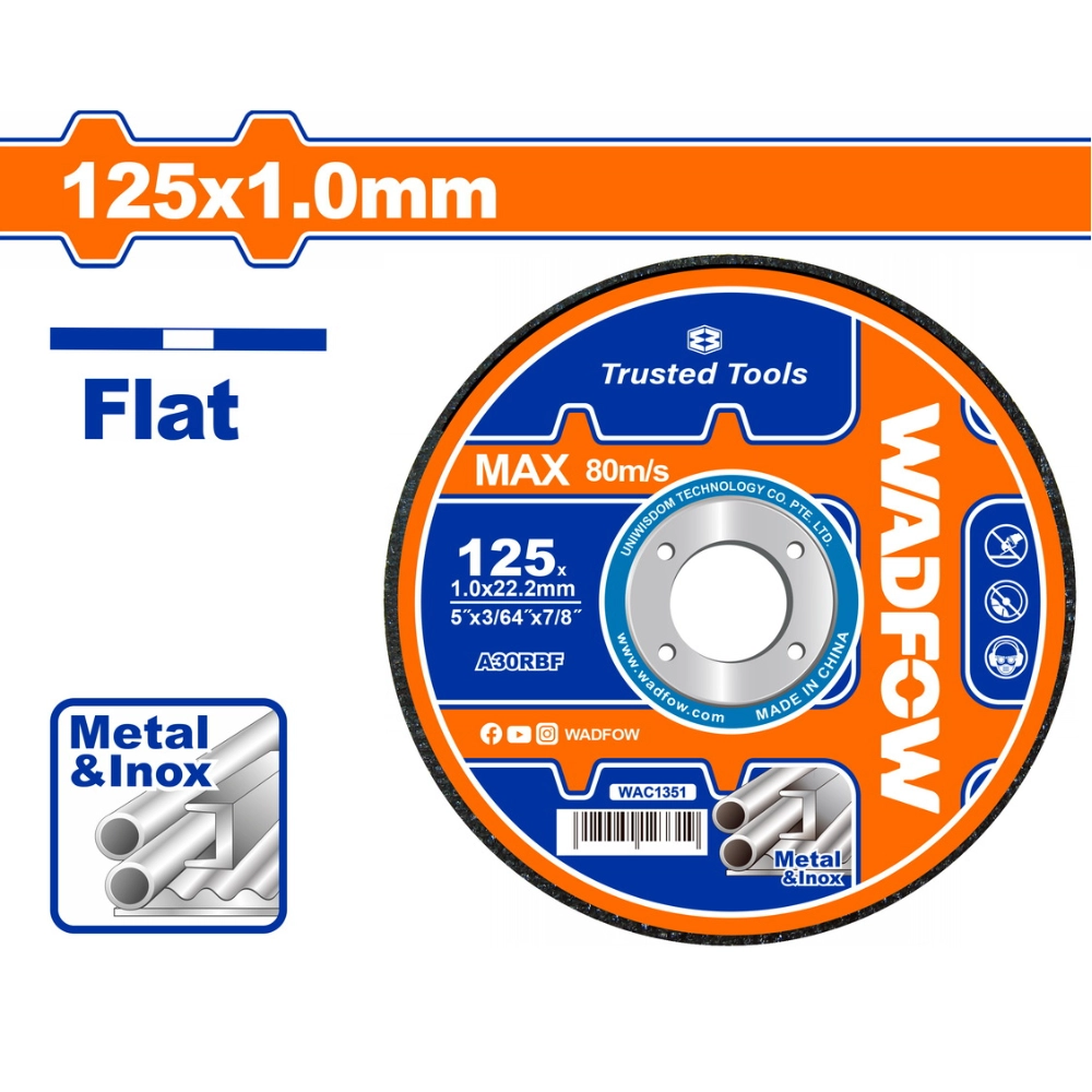 Wadfow - Abrasive metal cutting disc - WAC1351