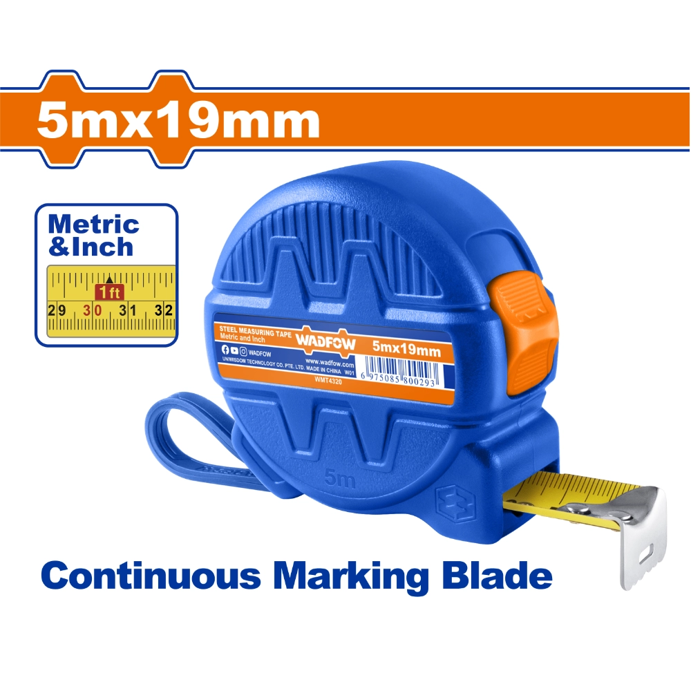 Wadfow - Steel measuring tape - WMT4320