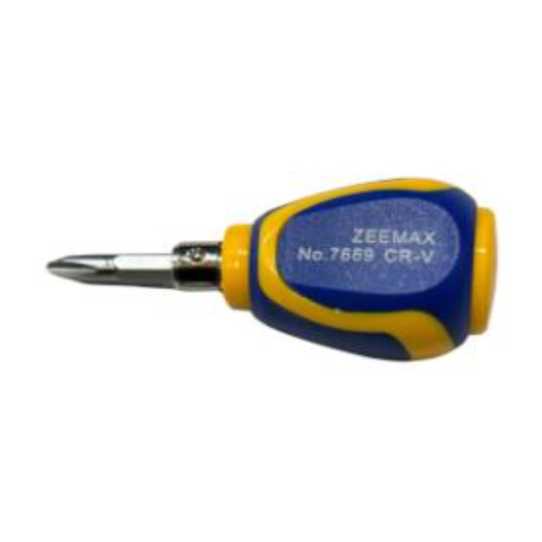 ZeeMax - SCREW DRIVER TWO WAY (NO.7669) 1"1/2 X 6 MM - ZMXSDT001