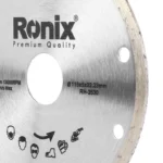 Ronix - Ceramic Wet Cutting Disc 115x22.2x5 mm - RH-3530 - Image 2